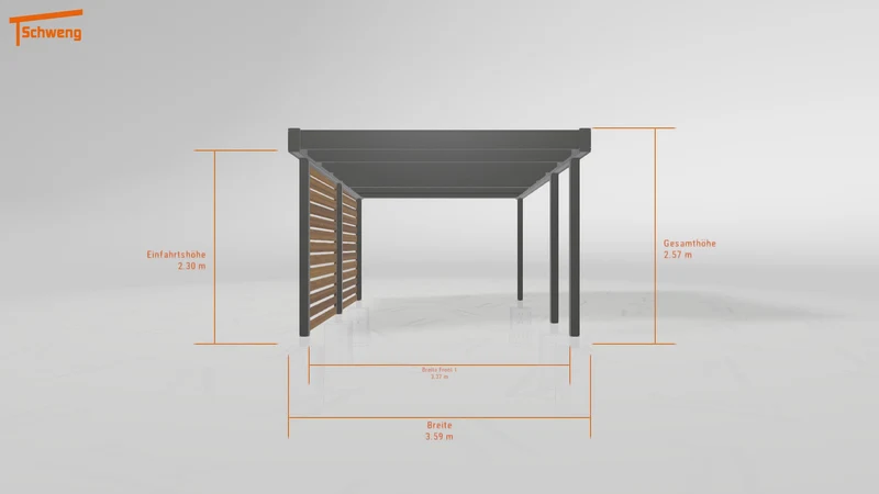 #DE Schweng Flachdachcarport C600 (ID pbpwkk) #MTG