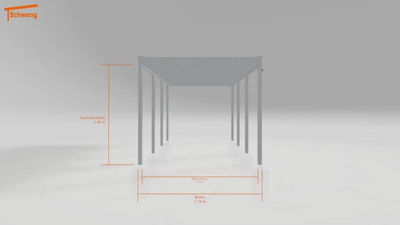 #DE Schweng Flachdachcarport C600 (ID rjnmqd)
