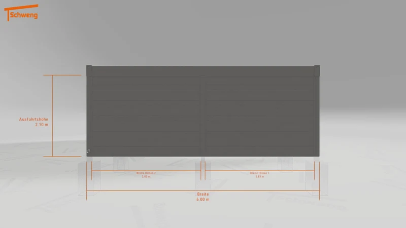 #DE Schweng Flachdachcarport C600+ (ID mj2xb8) #MTG