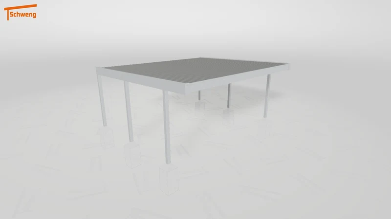 #DE Schweng Flachdachcarport C600+ (ID 5mzvkw) #MTG