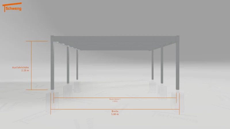 #DE Schweng Flachdachcarport C600+ (ID 5mzvkw) #MTG