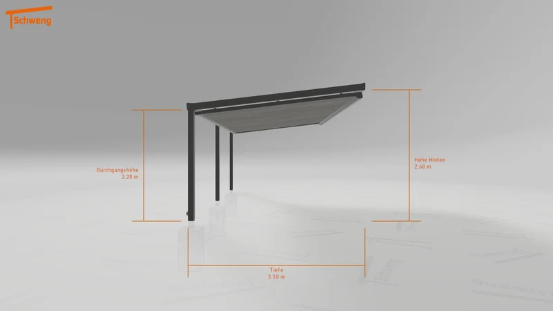 #DE Schweng Terrassenüberdachung S400 (ID 85pn2j)