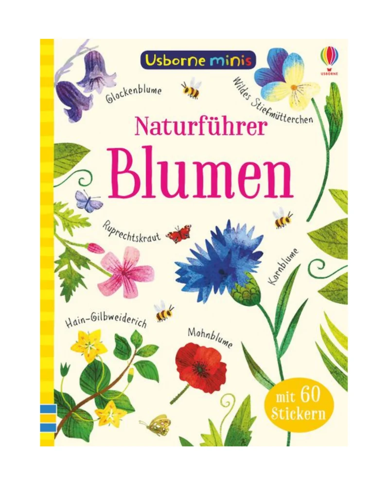 Usborne Minis | Naturführer: Blumen mit über 60 Stickern