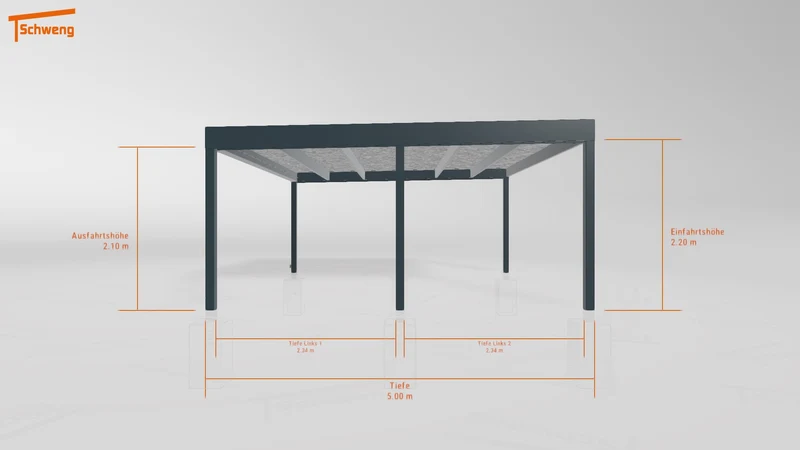 #DE Schweng Flachdachcarport C600 (ID 2q8y7y) #MTG