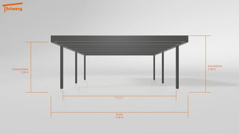 #DE Schweng Flachdachcarport C600+ (ID rjnmgd) #MTG