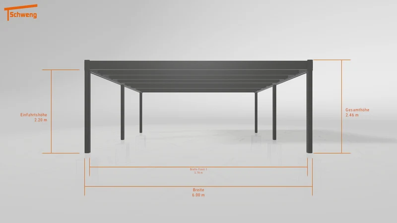 #DE Schweng Flachdachcarport C600+ (ID 77bkn7) #MTG