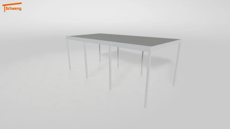 #DE Schweng Flachdachcarport C600+ (ID v47wr7)