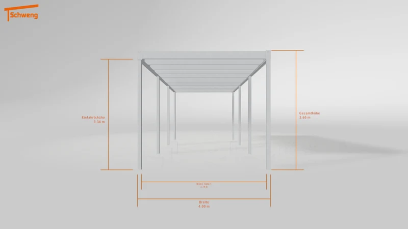 #DE Schweng Flachdachcarport C600+ (ID v47wr7)