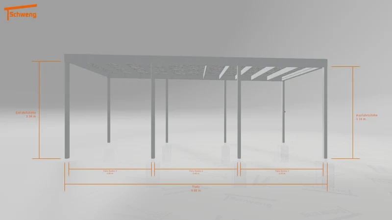 #DE Schweng Flachdachcarport C600+ (ID v47wr7)