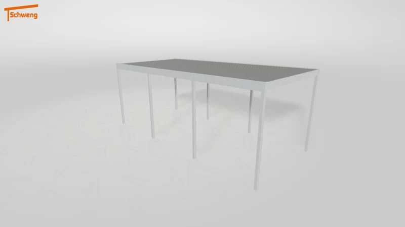 #DE Schweng Flachdachcarport C600 (ID pbpyjq)