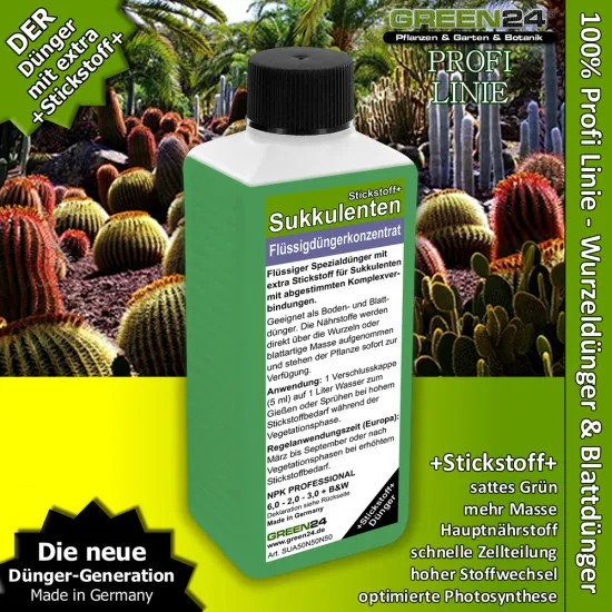 Sukkulenten-Dünger Stickstoff+