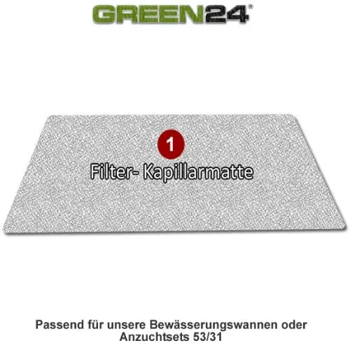 Kapillarmatte für G24-Wasserwannen