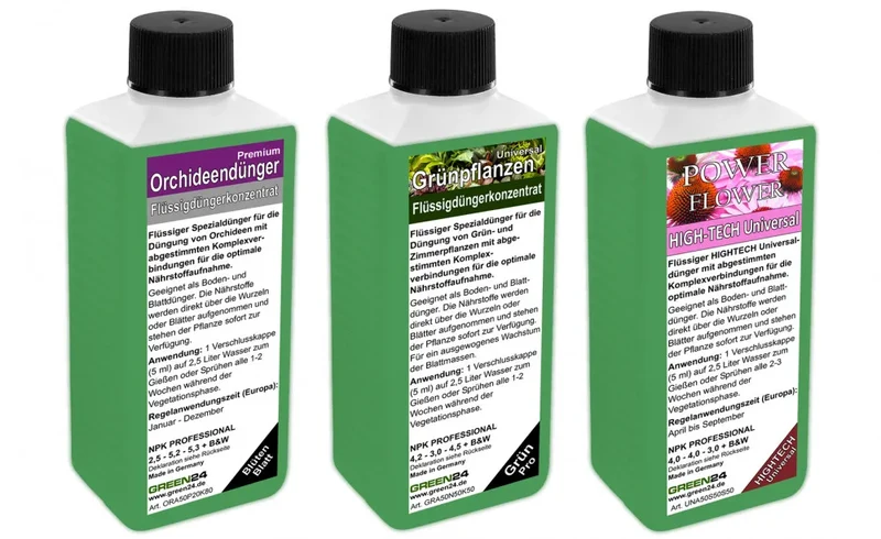 Zimmerparadies-Düngerset · 3 × 250 ml