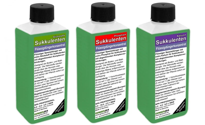Kakteengarten · 3er-Düngerset