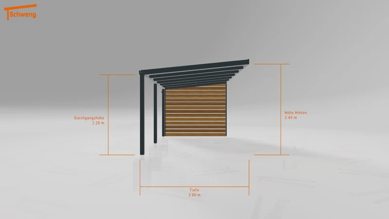 #DE Schweng Terrassenüberdachung S350 (ID jj842q)