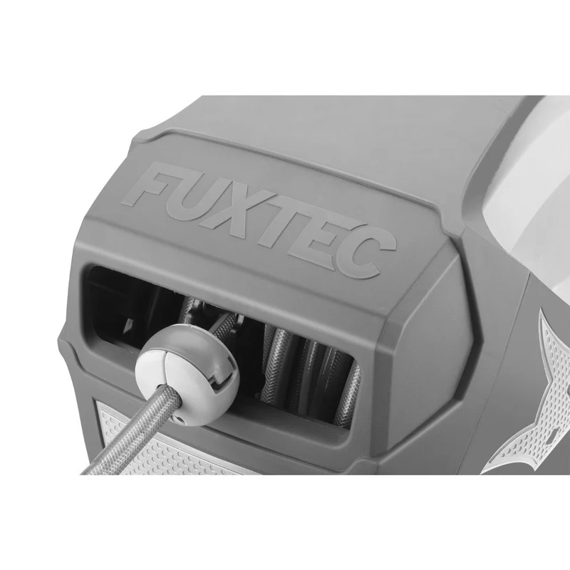 B-WARE FUXTEC Wasserschlauchaufroller 20m rund FX-WSA20G Grau