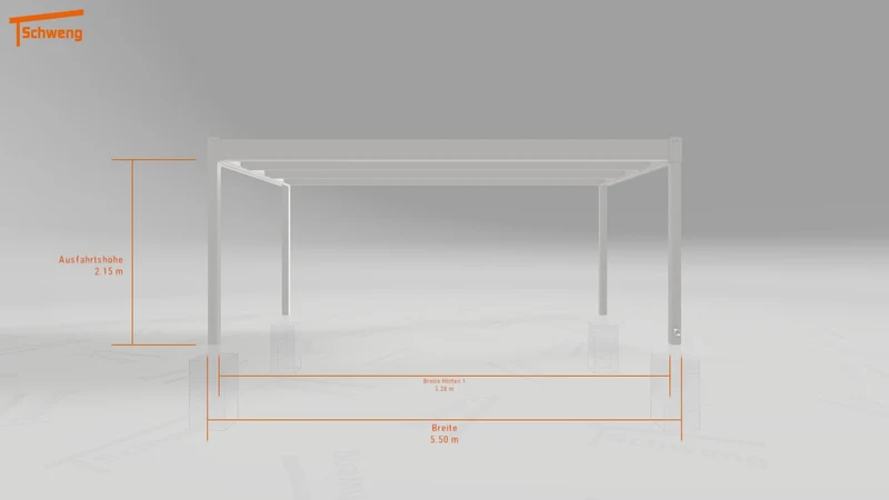 #DE Schweng Flachdachcarport C600 (ID 5mzvbq)
