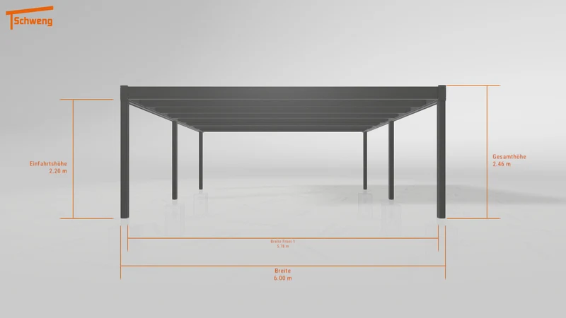#DE Schweng Flachdachcarport C600+ (ID ygj99p) #MTG