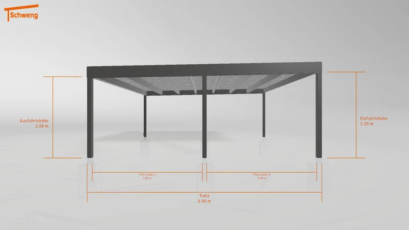 #DE Schweng Flachdachcarport C600+ (ID ygj99p) #MTG