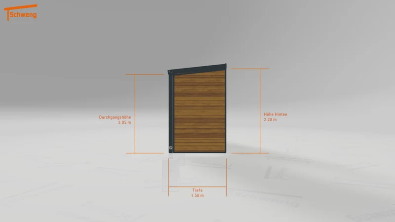 #DE Schweng Terrassenüberdachung S350 (ID 9wvkp8)