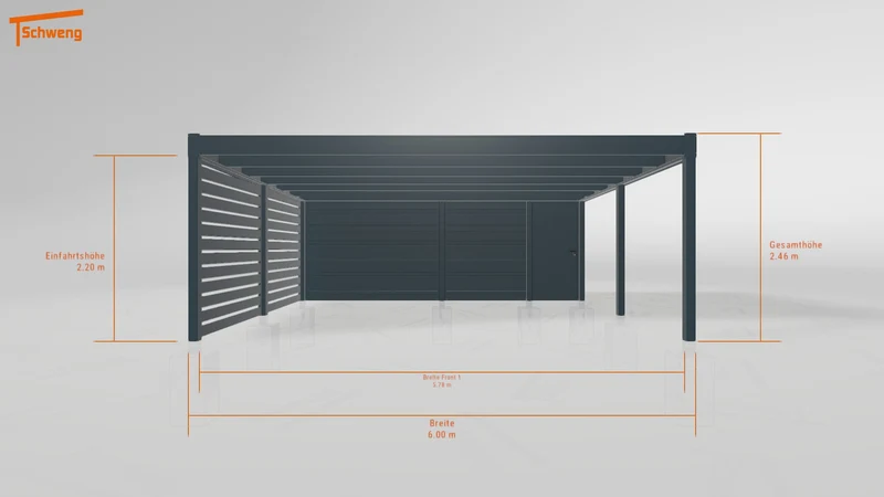 #DE Schweng Flachdachcarport C600 (ID g75mbm) #MTG