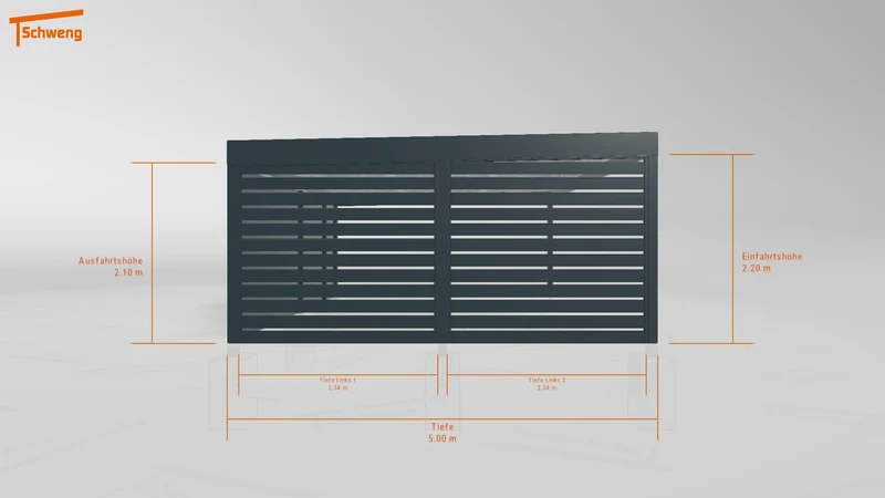 #DE Schweng Flachdachcarport C600 (ID g75mbm) #MTG
