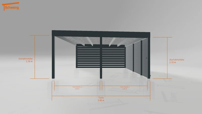 #DE Schweng Flachdachcarport C600 (ID g75mbm) #MTG