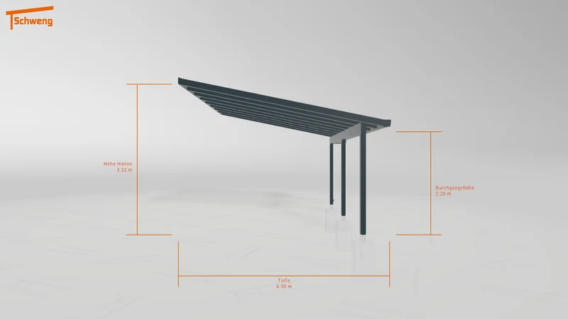 #DE Schweng Terrassenüberdachung S400 (ID 85pnrj)