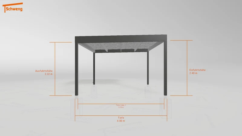 #DE Schweng Flachdachcarport C600 (ID n5mrng)