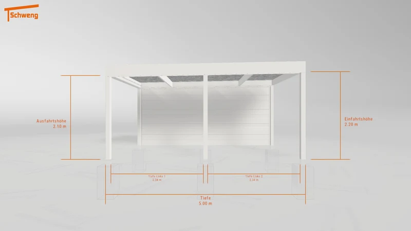 #DE Schweng Flachdachcarport C600 (ID bkpmp5)
