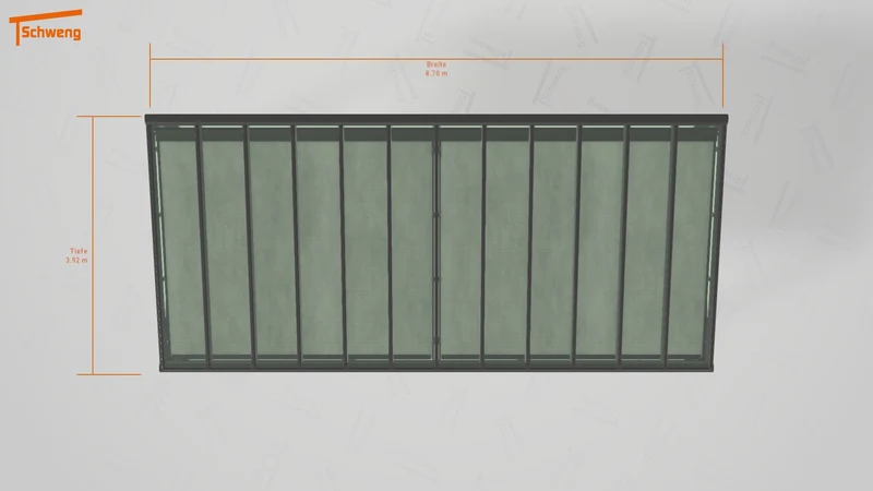 #DE Schweng Terrassenüberdachung S400 (ID k2j5jb)