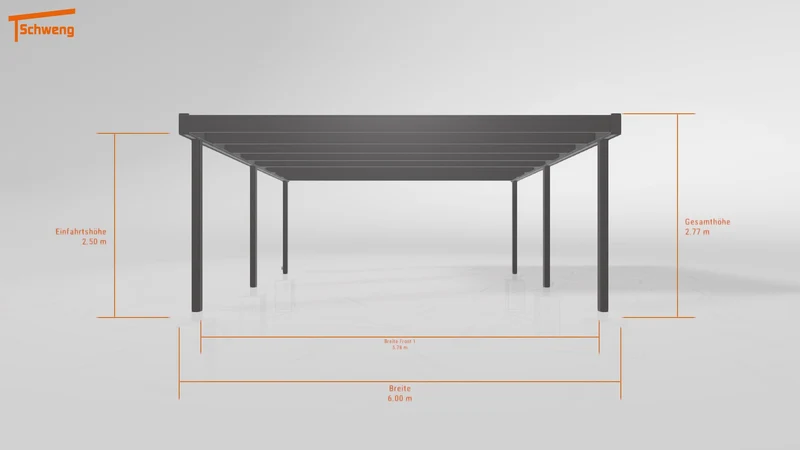 #DE Schweng Flachdachcarport C600 (ID w3xknb) #MTG