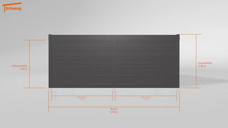 #DE Schweng Flachdachcarport C600+ (ID 85pgb7)