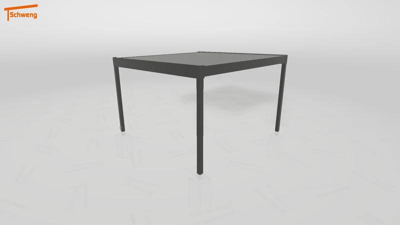 #DE Schweng Flachdachcarport C600 (ID ygj9dz)