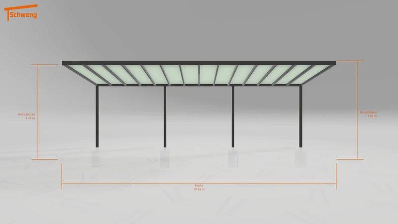 #DE Schweng Pultdachcarport S350 (ID 5mzv28) #MTG