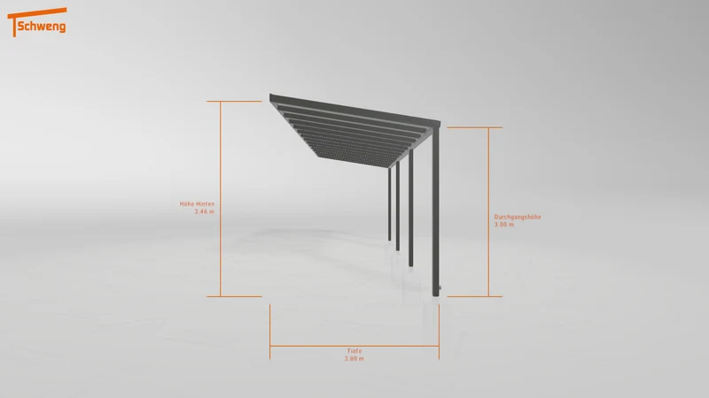 #DE Schweng Pultdachcarport S350 (ID 5mzv28) #MTG