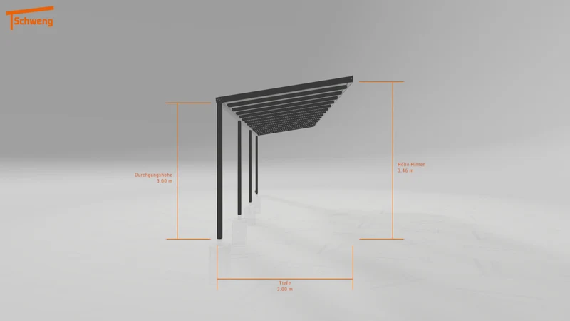 #DE Schweng Pultdachcarport S350 (ID 5mzv28) #MTG