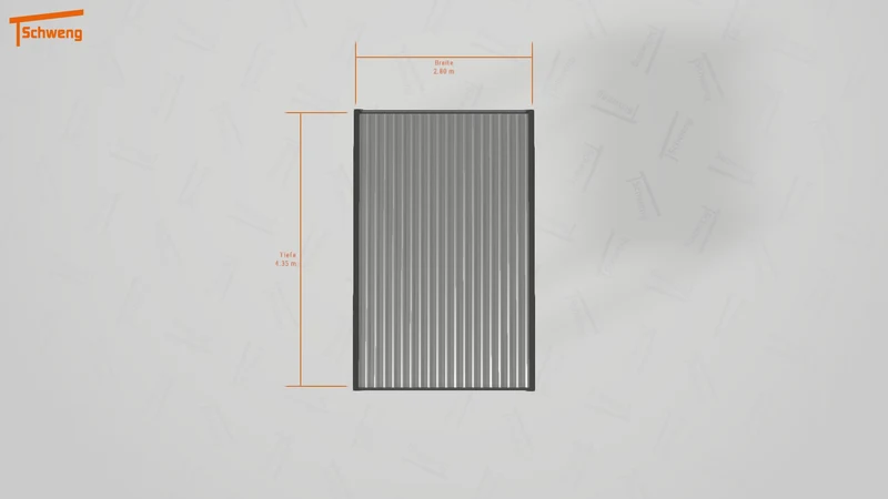 #DE Schweng Flachdachcarport C600 (ID 85pg8r)