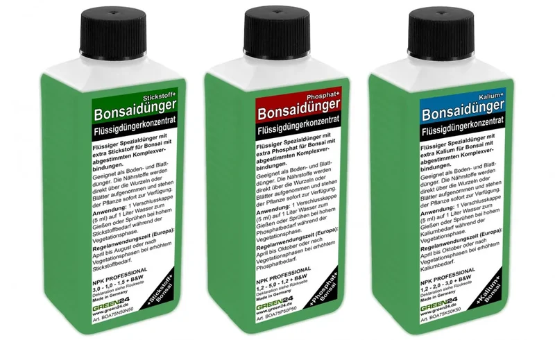 Bonsai-Düngerset · 3 × 250 ml