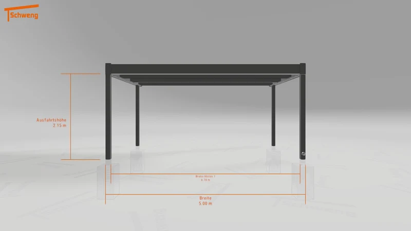 #DE Schweng Flachdachcarport C600 (ID x78p29)