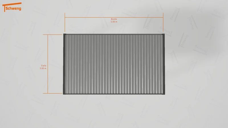 #DE Schweng Flachdachcarport C600 (ID x78p29)