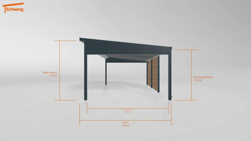 #DE Schweng Terrassenüberdachung S400 (ID 77bjv2)