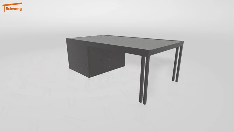 #AT Schweng Flachdachcarport C600 (ID rjn8mg)