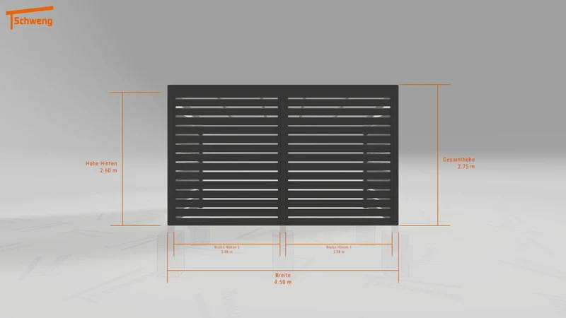 #DE Schweng Terrassenüberdachung S400 (ID bkpx7v)