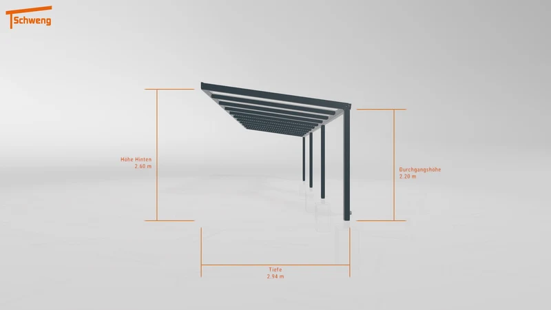 #DE Schweng Pultdachcarport S350 (ID zbwpj7)