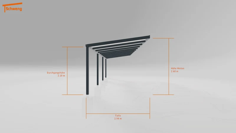 #DE Schweng Pultdachcarport S350 (ID zbwpj7)