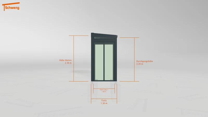 #DE Schweng Terrassenüberdachung S350 (ID 42wmz5)