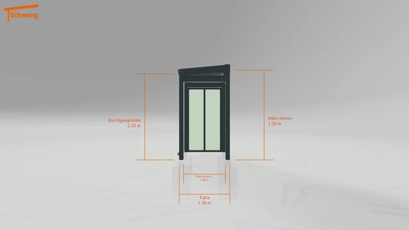 #DE Schweng Terrassenüberdachung S350 (ID 42wmz5)