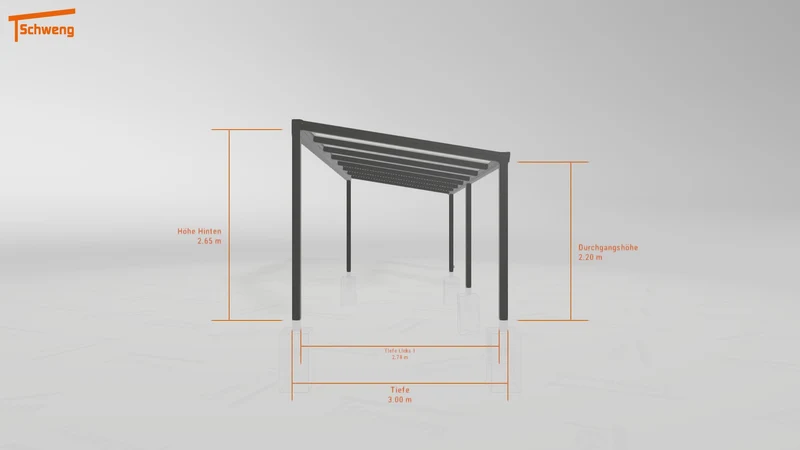 #AT Schweng Terrassenüberdachung S400 (ID v47nd3)