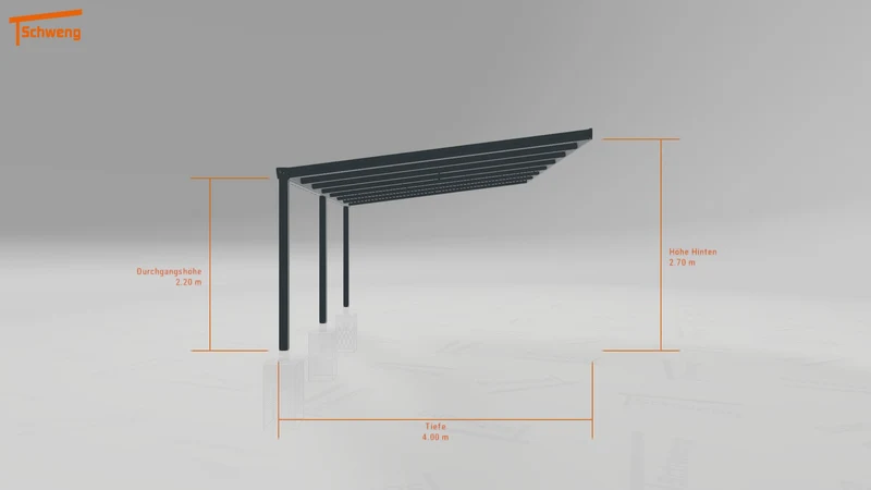 #AT Schweng Terrassenüberdachung S400 (ID g75kb7)
